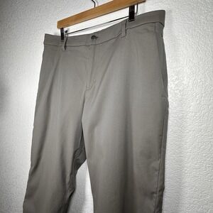 Lululemon Commission Classic Fit Wool Blend Pant Gray Tech Woven M5AJIS 36x28